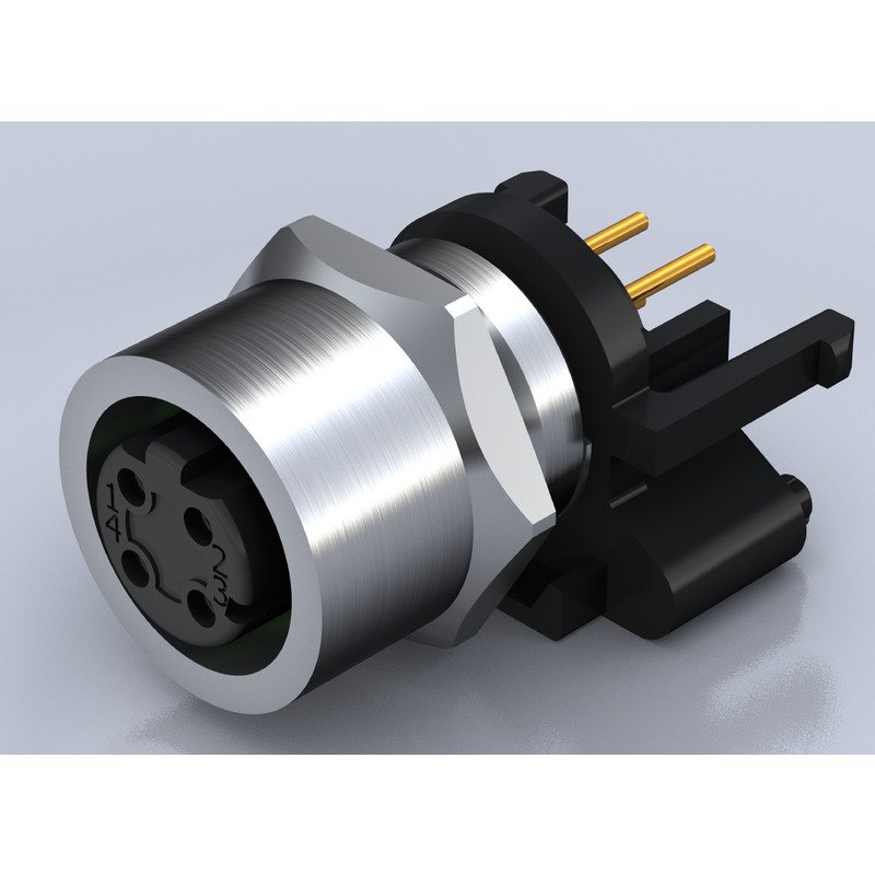 SAIE-M12BD-4-F10TL 2424140000 Circular Connectors (M8, M12, MIL-SPEC)