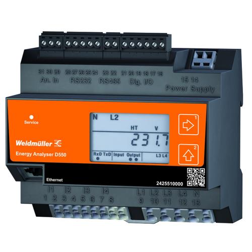Weidmuller ENERGY ANALYSER D550 2425510000 Power Quality Meters
