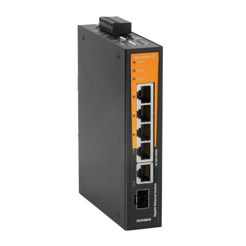 Weidmuller IE-SW-BL05T-4GT-1GS 2435410000 Ethernet Switches (Unmanaged, Managed, PoE)