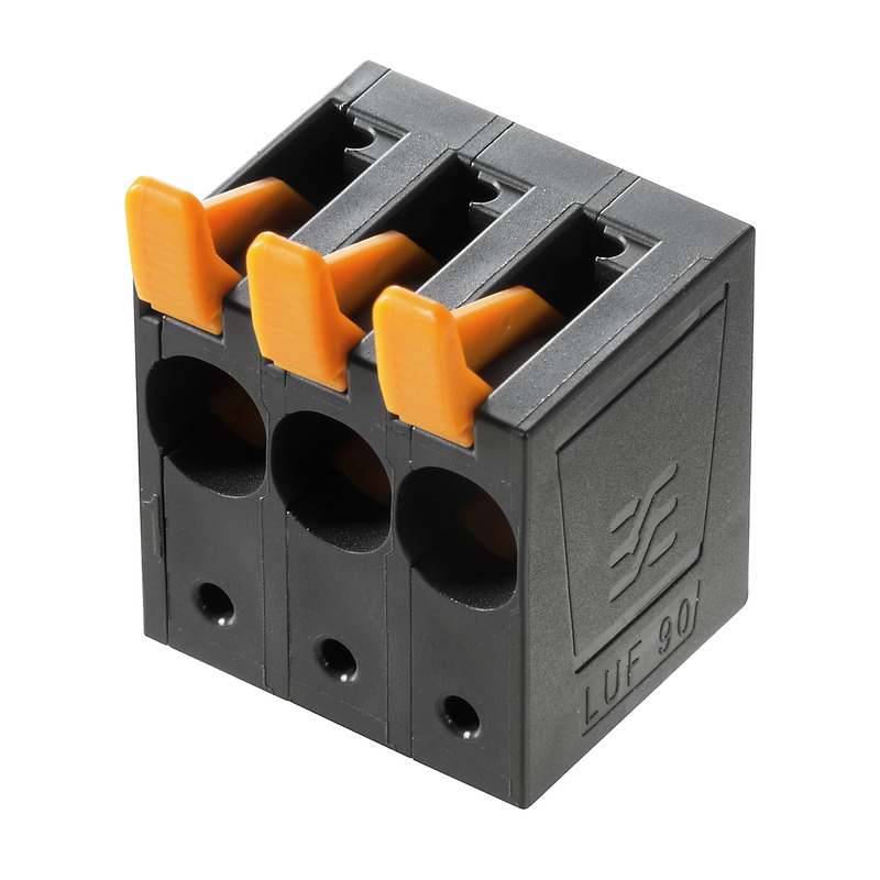 LUF 10.00/03/90V 5.0SN BK BX 2453700000 Terminal Blocks (PCB Mount)