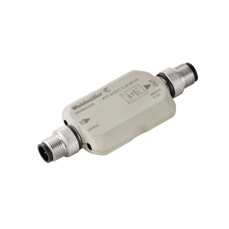 Weidmuller JPO 24VDC 0.2A M12S 2465830000 Structured Cabling Accessories