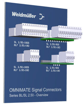 Weidmuller PRO SIG. CONN. SL/BL2.50 OVERVIEW NO60 2475050000 PCB Headers & Receptacles