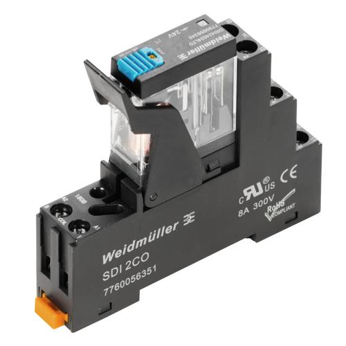 Weidmuller DRIKIT 110VDC 1CO LD/PB 2476770000 PCB Mount Relays (SPDT, DPDT)