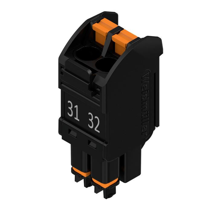 Weidmuller BHF 5.00/02 BK/BK PRT 31/07 2488320000 Cable Glands & Fittings — PCB Headers & Receptacles