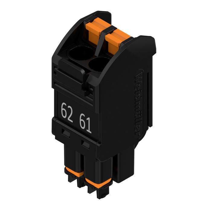 Weidmuller BHF 5.00/02 BK/BK PRT 61/06 2488350000 Cable Glands & Fittings — PCB Headers & Receptacles