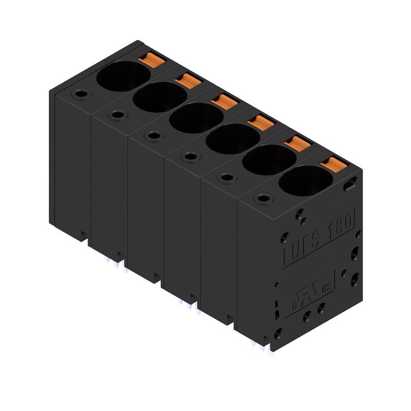 LUFS 10.00/06/180V 5.0SN BK BX 2492150000 Terminal Blocks (PCB Mount)