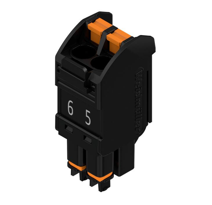 Weidmuller BHF 5.00/02 BK/BK PRT 05/01 2494910000 Cable Glands & Fittings — PCB Headers & Receptacles