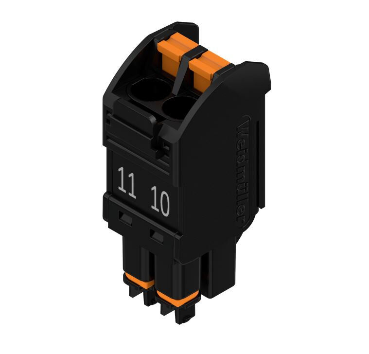 Weidmuller BHF 5.00/02 BK/BK PRT 10/04 2494920000 Cable Glands & Fittings — PCB Headers & Receptacles