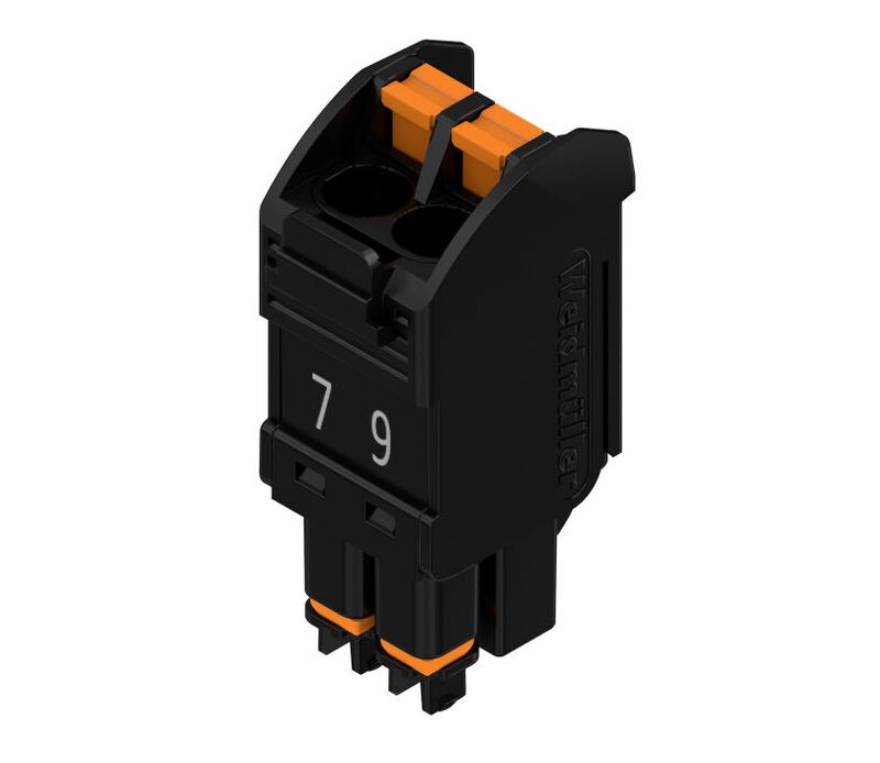 Weidmuller BHF 5.00/02 BK/BK PRT 09/00 2494930000 Cable Glands & Fittings — PCB Headers & Receptacles