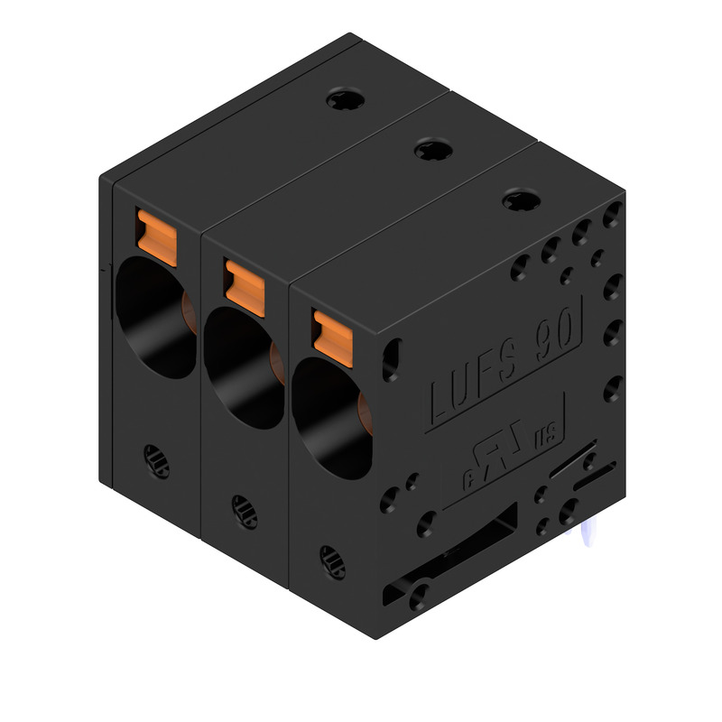 LUFS 10.00/03/90V 5.0SN BK BX 2500460000 Terminal Blocks (PCB Mount)