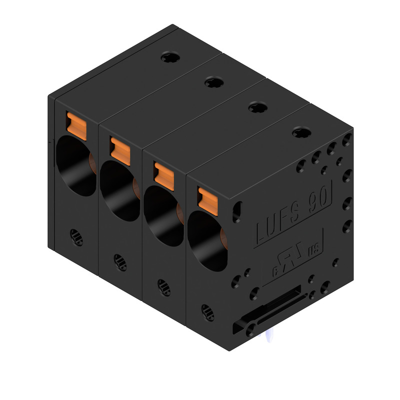 LUFS 10.00/04/90V 5.0SN BK BX 2500470000 Terminal Blocks (PCB Mount)