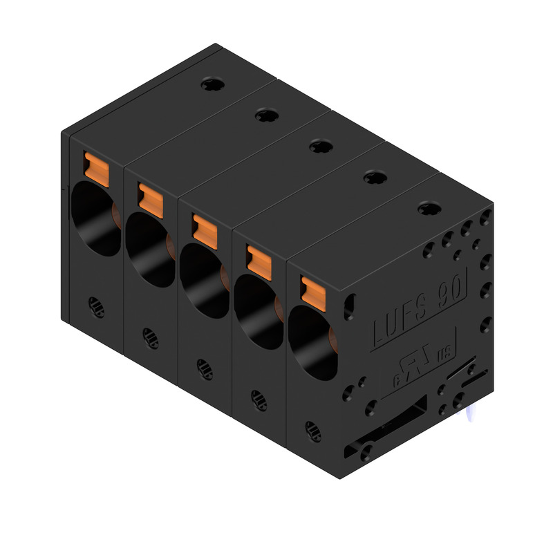 LUFS 10.00/05/90V 5.0SN BK BX 2500480000 Terminal Blocks (PCB Mount)