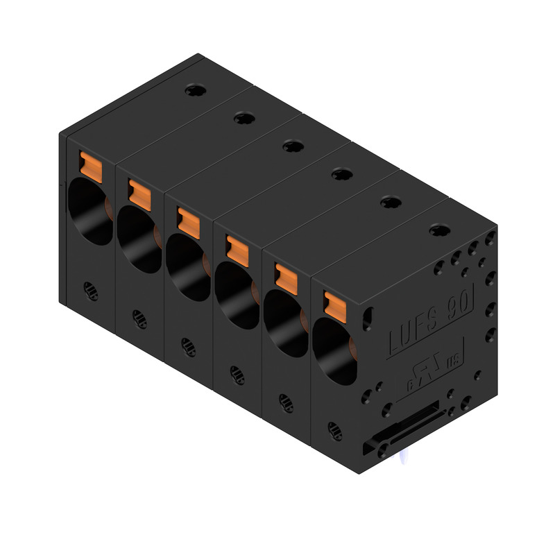 LUFS 10.00/06/90V 5.0SN BK BX 2500490000 Terminal Blocks (PCB Mount)