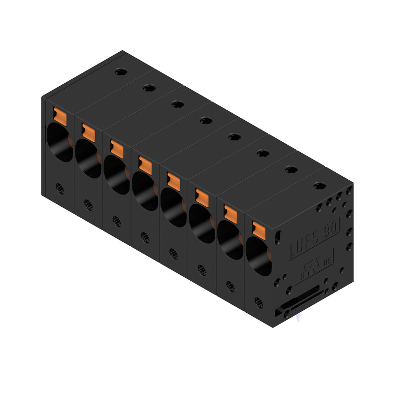 LUFS 10.00/08/90V 5.0SN BK BX 2500510000 Terminal Blocks (PCB Mount)