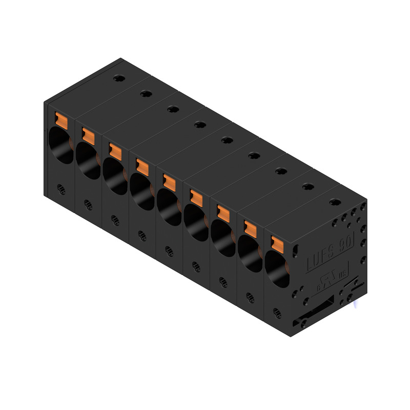 LUFS 10.00/09/90V 5.0SN BK BX 2500520000 Terminal Blocks (PCB Mount)