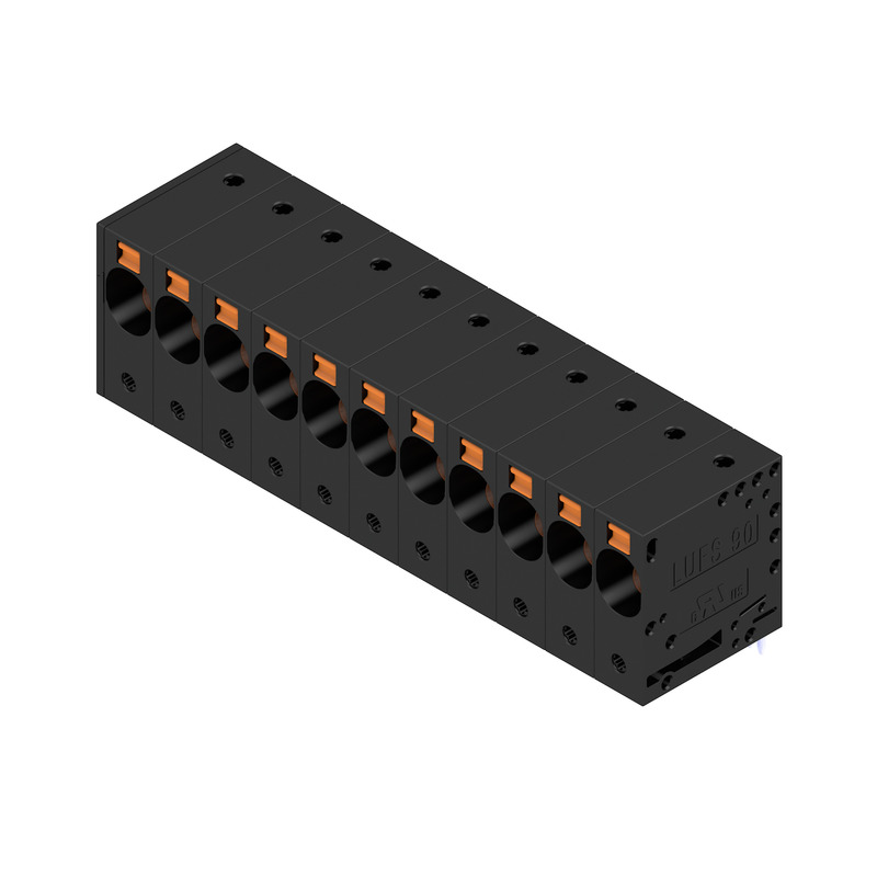 LUFS 10.00/11/90V 5.0SN BK BX 2500540000 Terminal Blocks (PCB Mount)