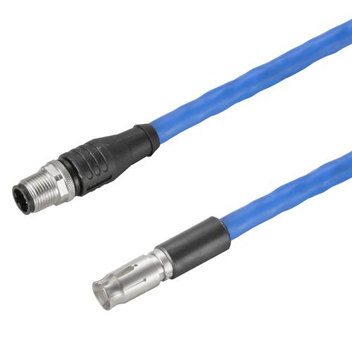 Weidmuller HDC XX5E02 FFSM12D-0500 2503810500 Cat5e / Cat6 / Cat6A / Cat7 Cable
