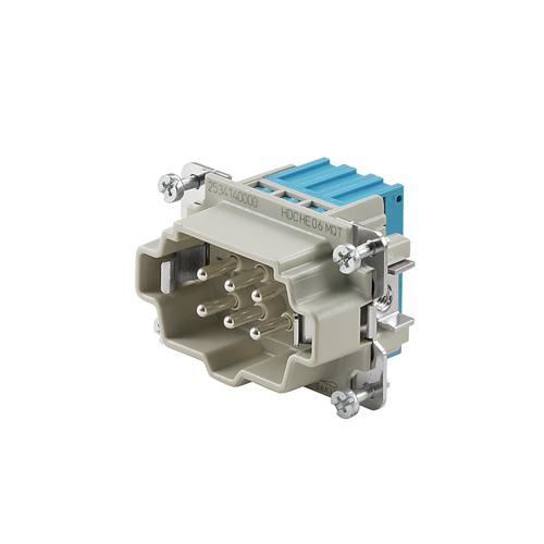 Weidmuller HDC HE 06 N MQT BL 2534140000 Wire-to-Wire Connectors