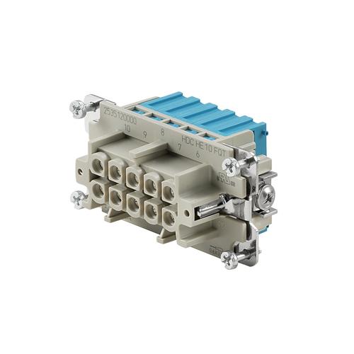 Weidmuller HDC HE 10 N FQT BL 2535120000 Wire-to-Wire Connectors