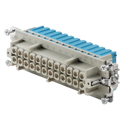 Weidmuller HDC HE 24 N FQT BL 2535140000 Wire-to-Wire Connectors