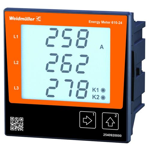 Weidmuller ENERGY METER 610-24 2540920000 Power Quality Meters