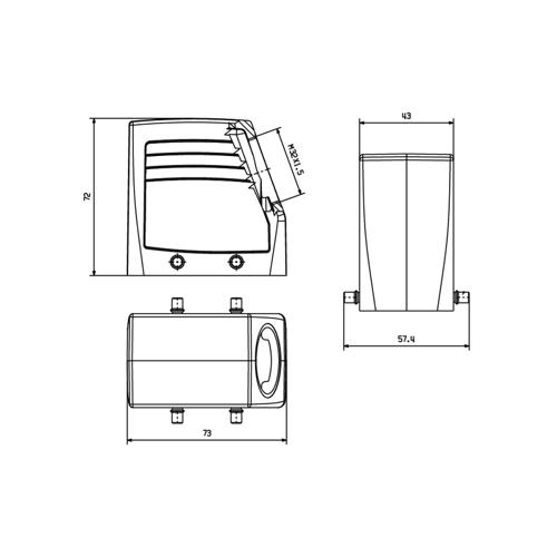 Weidmuller HDC 24D TSLU 1M32G EMC 2543980000 Wire-to-Wire Connectors
