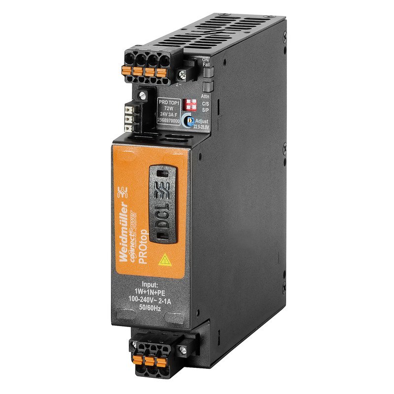 PRO TOP1 72W 24V 3A F 2568970000 AC-DC Power Supplies (PCB Mount)