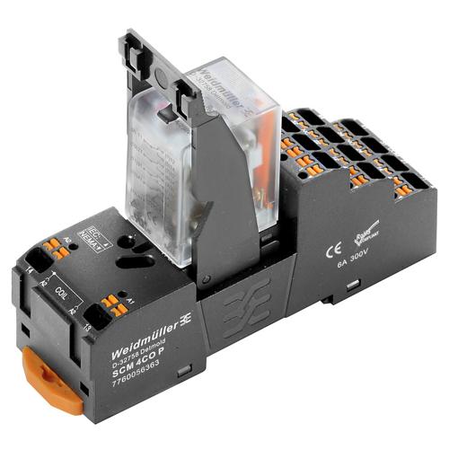 Weidmuller DRMKITP 24VAC 4CO LD 2576090000 PCB Mount Relays (SPDT, DPDT)