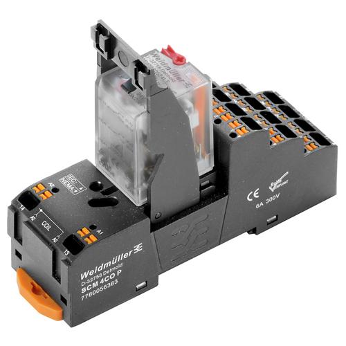 Weidmuller DRMKITP 24VAC 4CO LD/PB 2576100000 PCB Mount Relays (SPDT, DPDT)