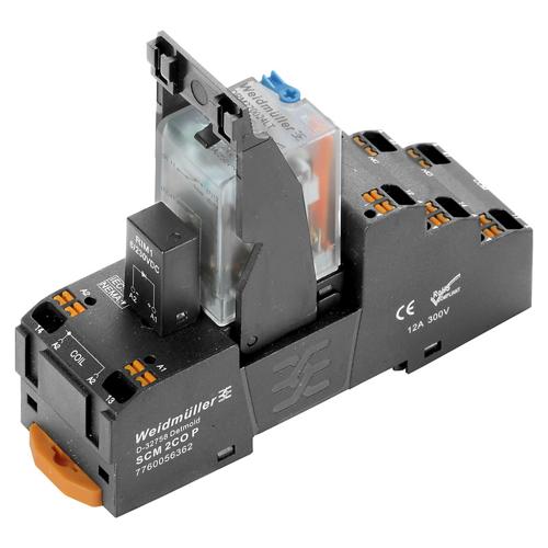 Weidmuller DRMKITP 24VDC 2CO LD/PB 2576120000 PCB Mount Relays (SPDT, DPDT)