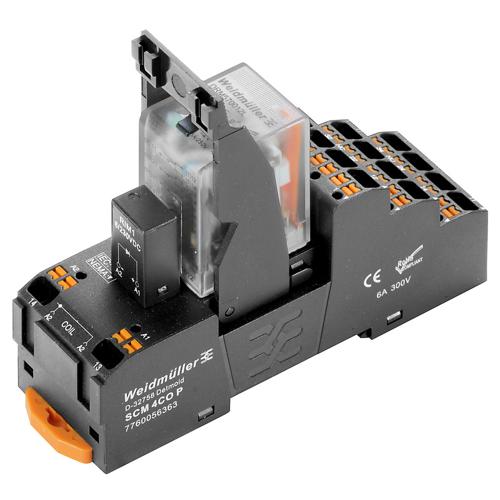 Weidmuller DRMKITP 24VDC 4CO LD 2576130000 PCB Mount Relays (SPDT, DPDT)