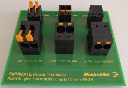 Weidmuller PRO POW TER LUFS/LUF 7.5/10 NO63 2595440000 PCB Headers & Receptacles