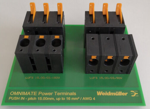 Weidmuller PRO POW TER LUFS/LUF 15.00 NO64 2595450000 PCB Headers & Receptacles