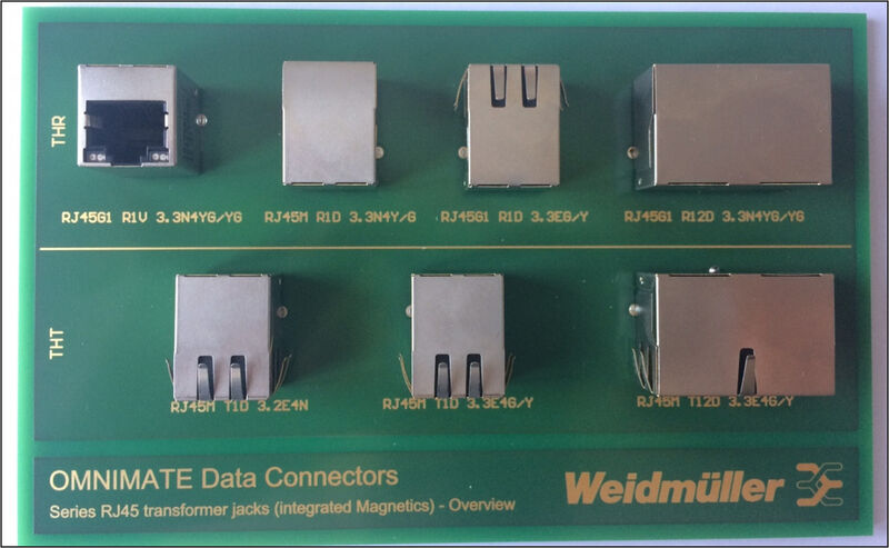 Weidmuller PRO DAT CON RJ45TRANS OVERVIEW NO66 2595470000 PCB Headers & Receptacles