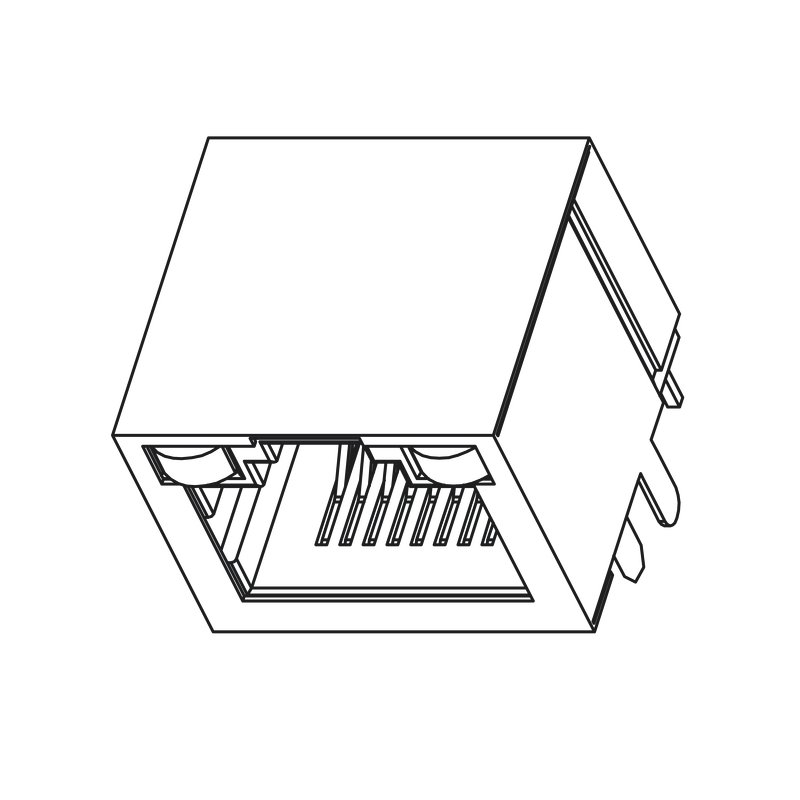 RJ45C5 R1U 1.7N4G/Y RL 2626090000 PCB Headers & Receptacles
