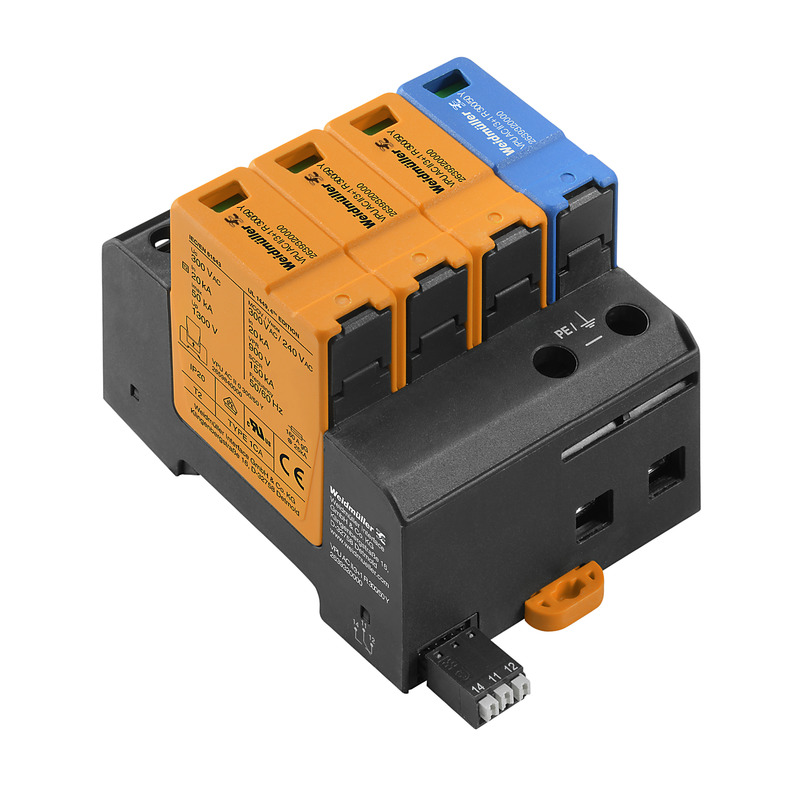 VPU AC II 3+1 R 300/50 Y 2639320000 Surge Protection Devices