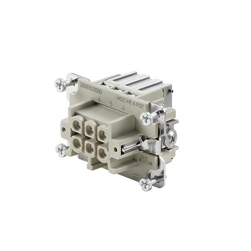 Weidmuller HDC HE 06 N FQT 2666920000 Wire-to-Wire Connectors