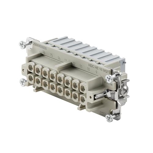 Weidmuller HDC HE 16 N FQT 2666950000 Wire-to-Wire Connectors