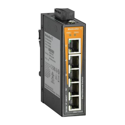 Weidmuller IE-SW-EL05-5TX 2682130000 Ethernet Switches (Unmanaged, Managed, PoE)