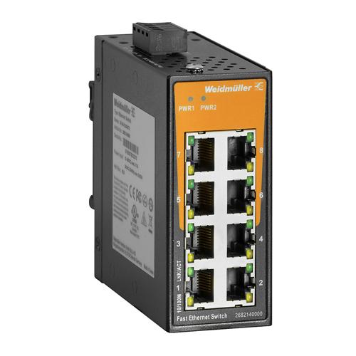 Weidmuller IE-SW-EL08-8TX 2682140000 Ethernet Switches (Unmanaged, Managed, PoE)