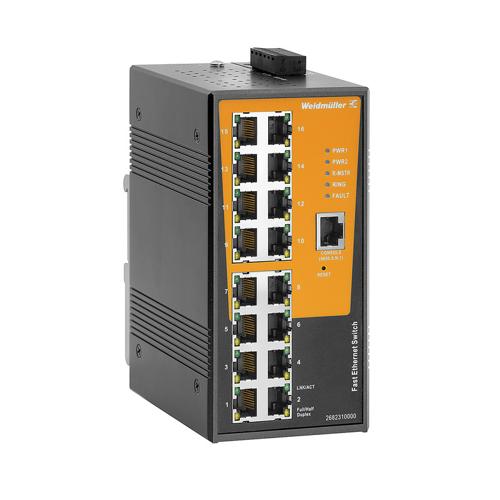 Weidmuller IE-SW-AL16M-16TX 2682310000 Ethernet Switches (Unmanaged, Managed, PoE)
