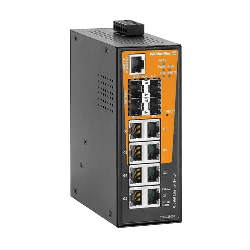 Weidmuller IE-SW-AL12M-8GT-4GESFP 2682340000 Ethernet Switches (Unmanaged, Managed, PoE)