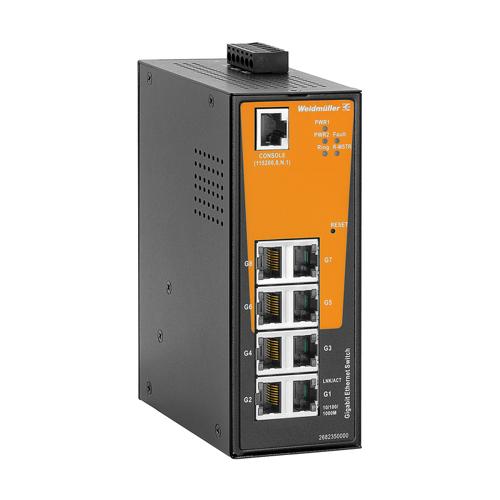 Weidmuller IE-SW-AL08M-8GT 2682350000 Ethernet Switches (Unmanaged, Managed, PoE)