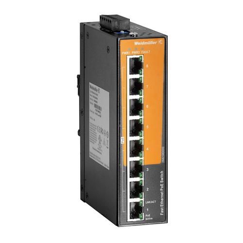 Weidmuller IE-SW-EL08-8POE 2682380000 Ethernet Switches (Unmanaged, Managed, PoE)