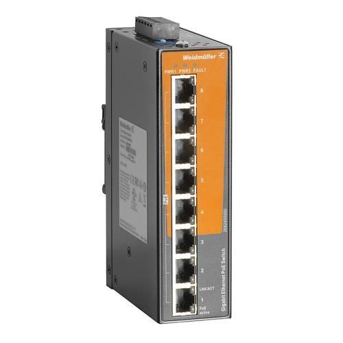 Weidmuller IE-SW-EL08-8GTPOE 2682400000 Ethernet Switches (Unmanaged, Managed, PoE)