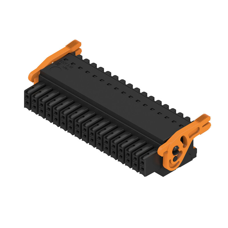 Weidmuller B2CF 3.50/34/180LR SN BK BX LRP 2838900000 Cable Glands & Fittings — PCB Headers & Receptacles