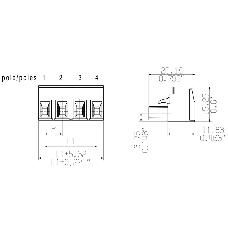 BLZ 7.62/11/180 SN GN BX 2869280000 Cable Glands & Fittings
