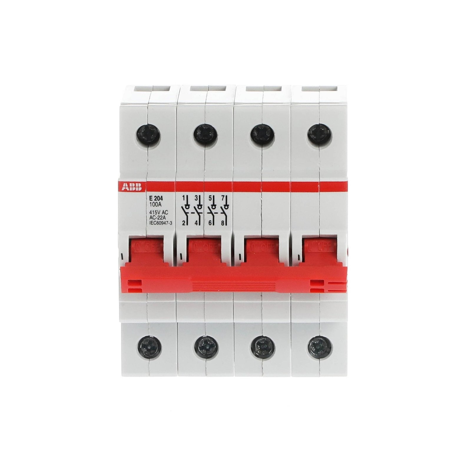 E204/100R 2CDE284001R0100 Moulded Case Circuit Breakers (MCCB)