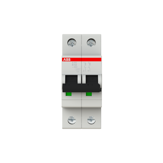 S202-B63 2CDS252001R0635 Miniature Circuit Breakers (MCB)