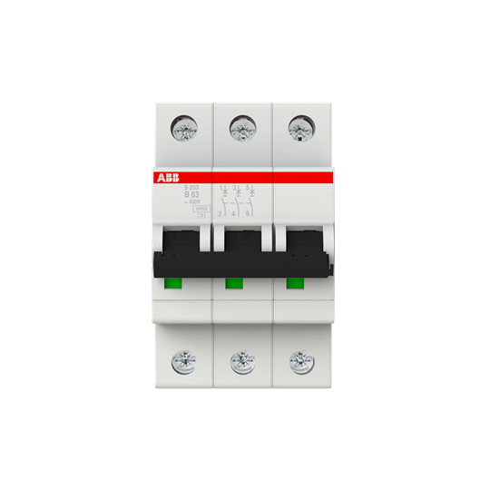 S203-B63 2CDS253001R0635 Miniature Circuit Breakers (MCB)